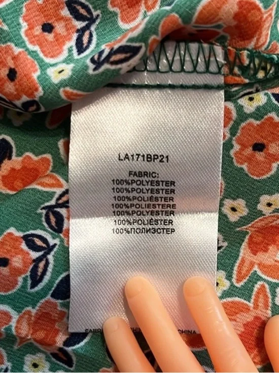 NWT Modcloth Molly Bracken Poised For Poppies Floral Ruffle Short Sleeve Dress - Picture 16 of 16